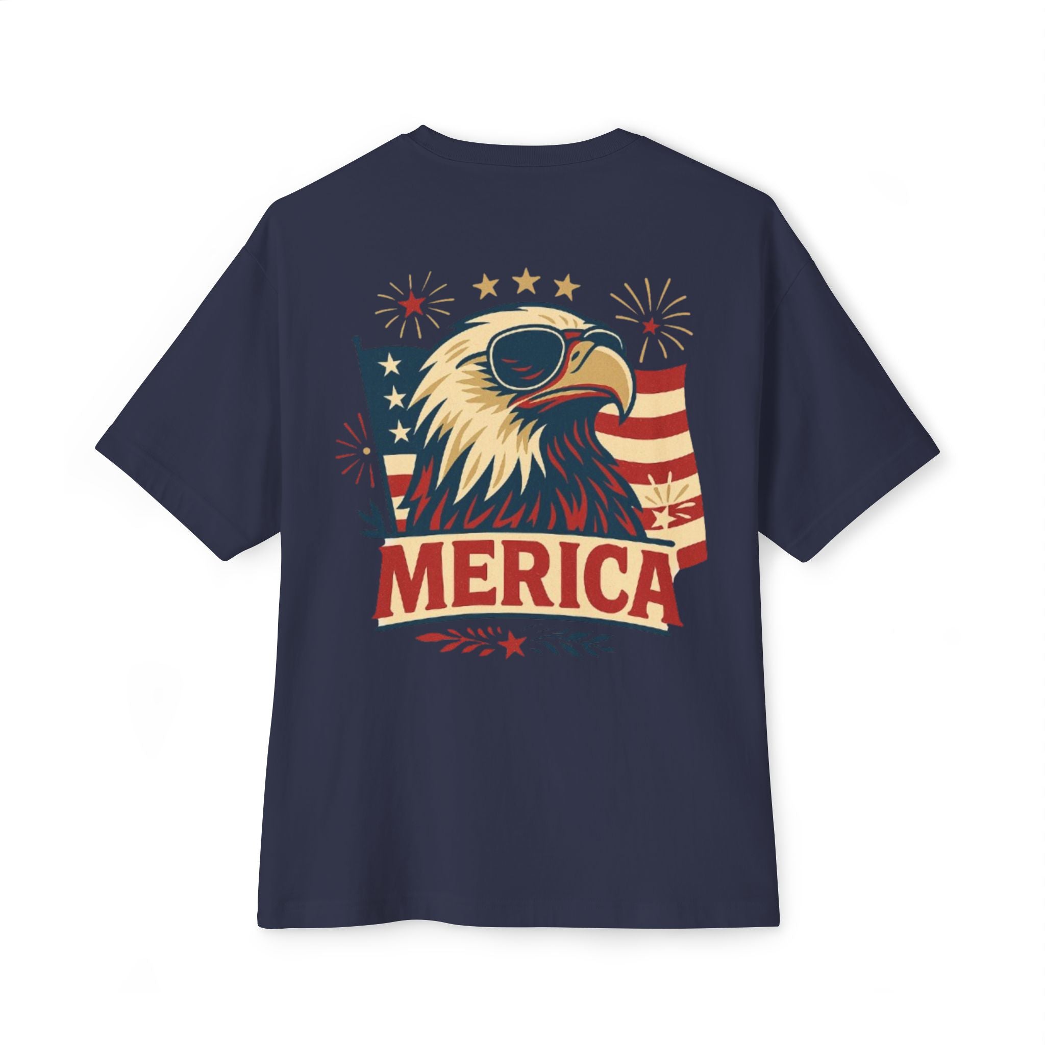 'Merica' Eagle American Flag Tee