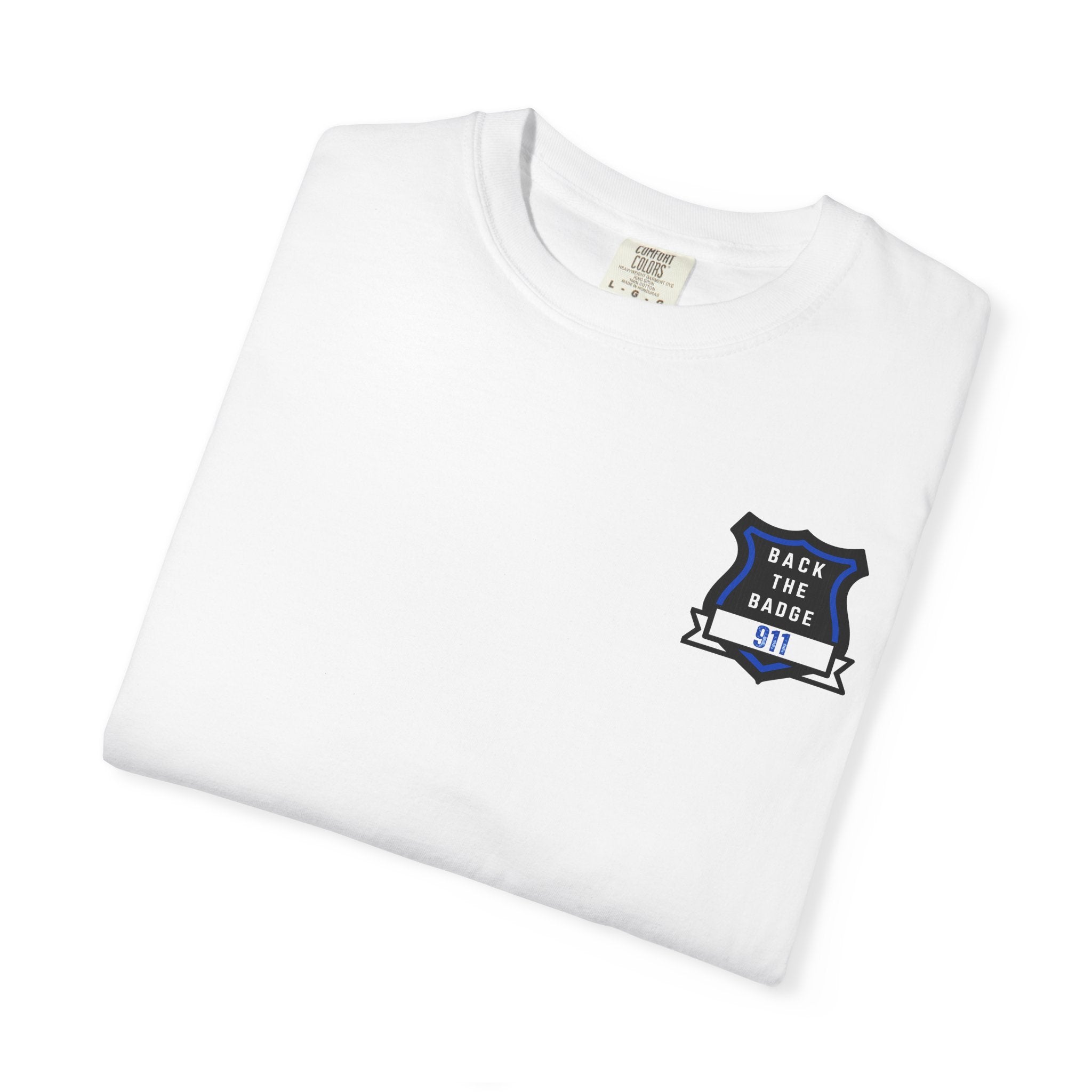 Back the Badge 911 Police Support T-Shirt