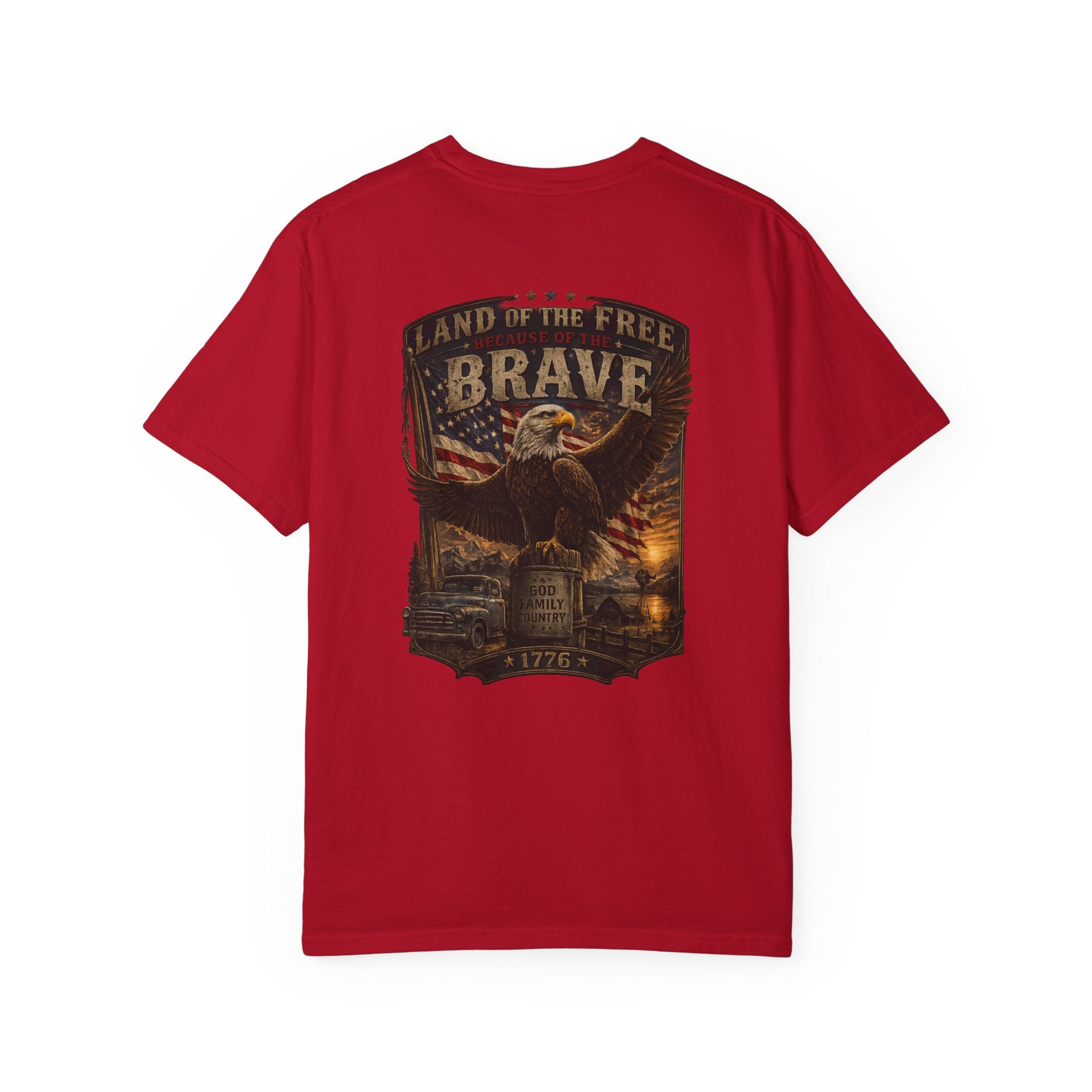 Brave Eagle Patriotic T-Shirt