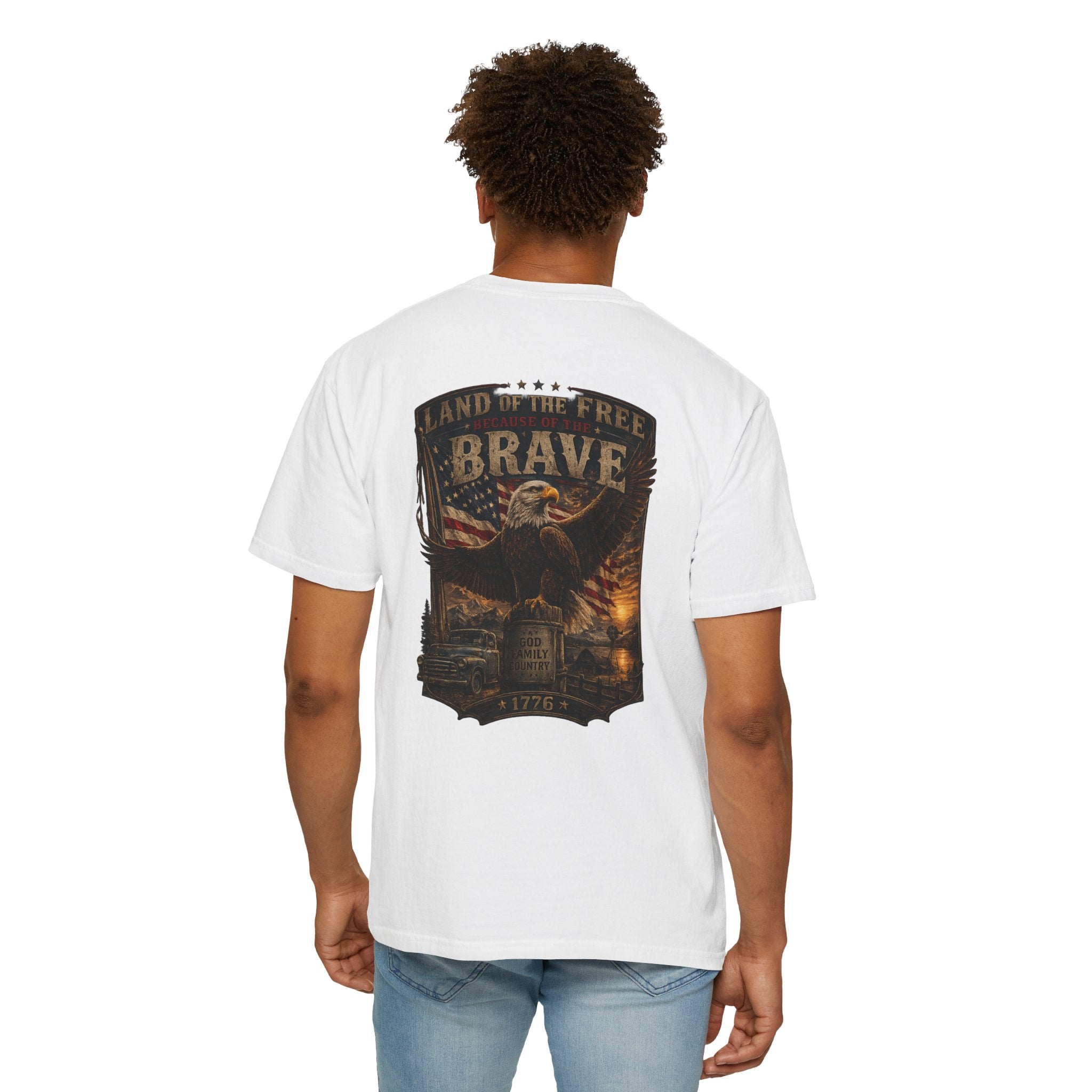 Brave Eagle Patriotic T-Shirt