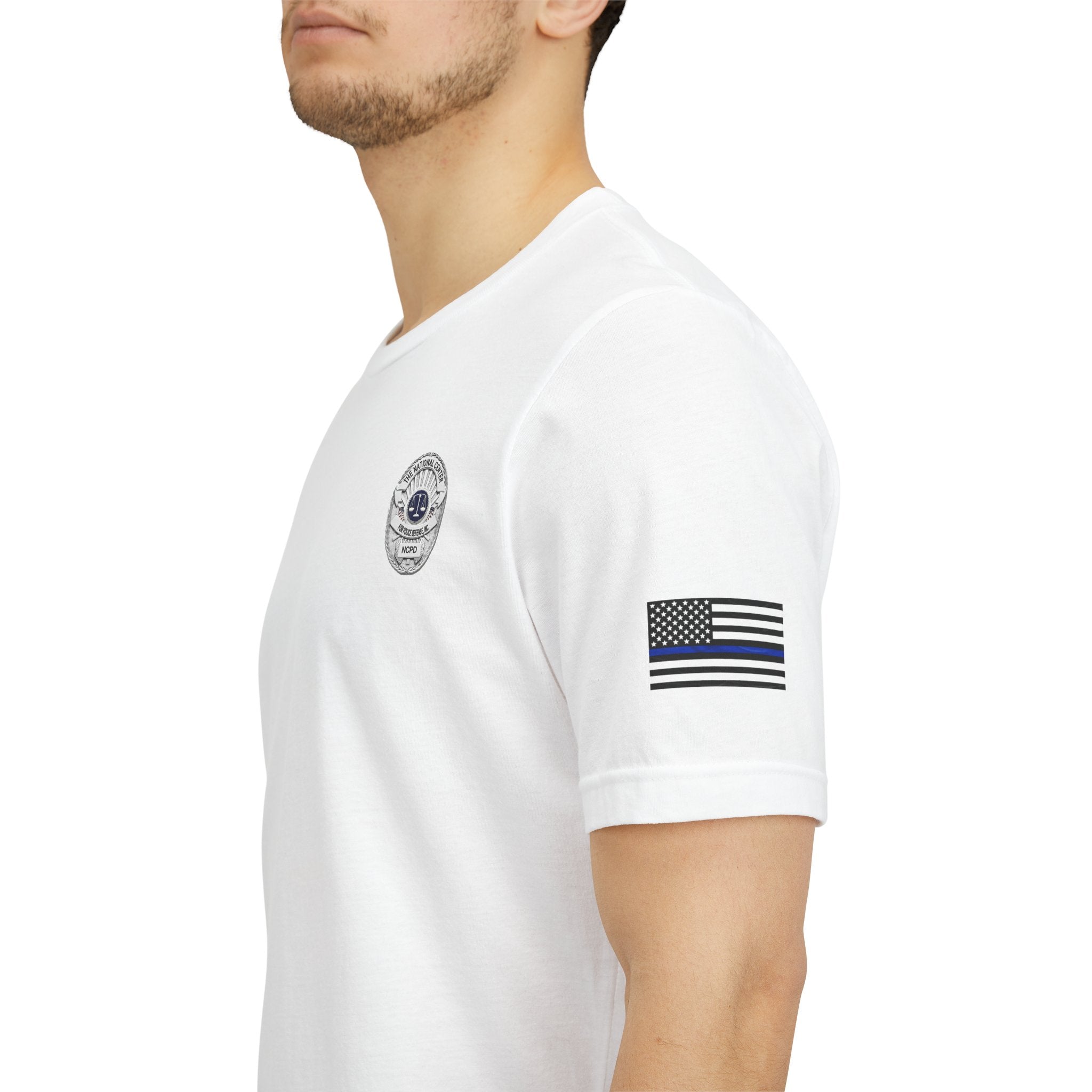 National Center for Police Defense Badge T-Shirt