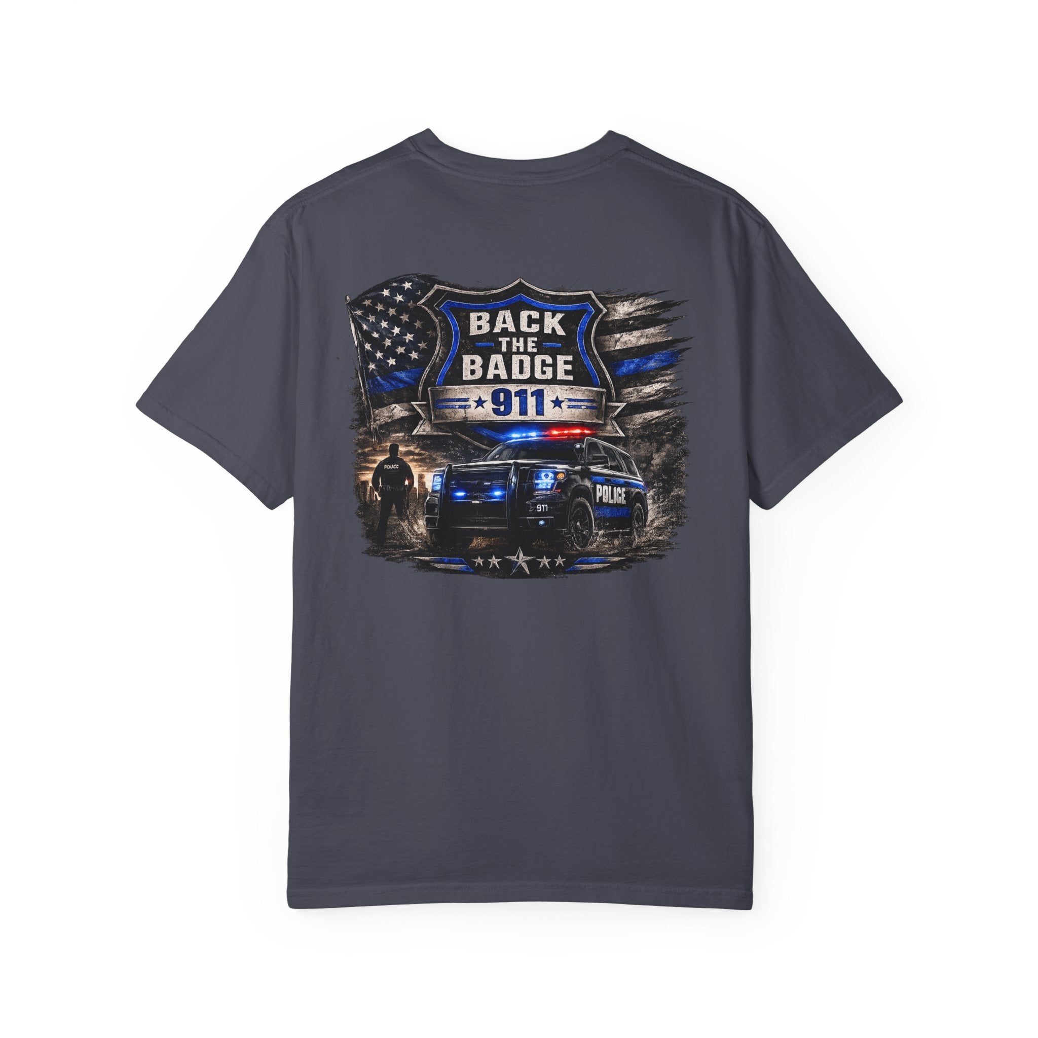 Back the Badge 911 Police Support T-Shirt