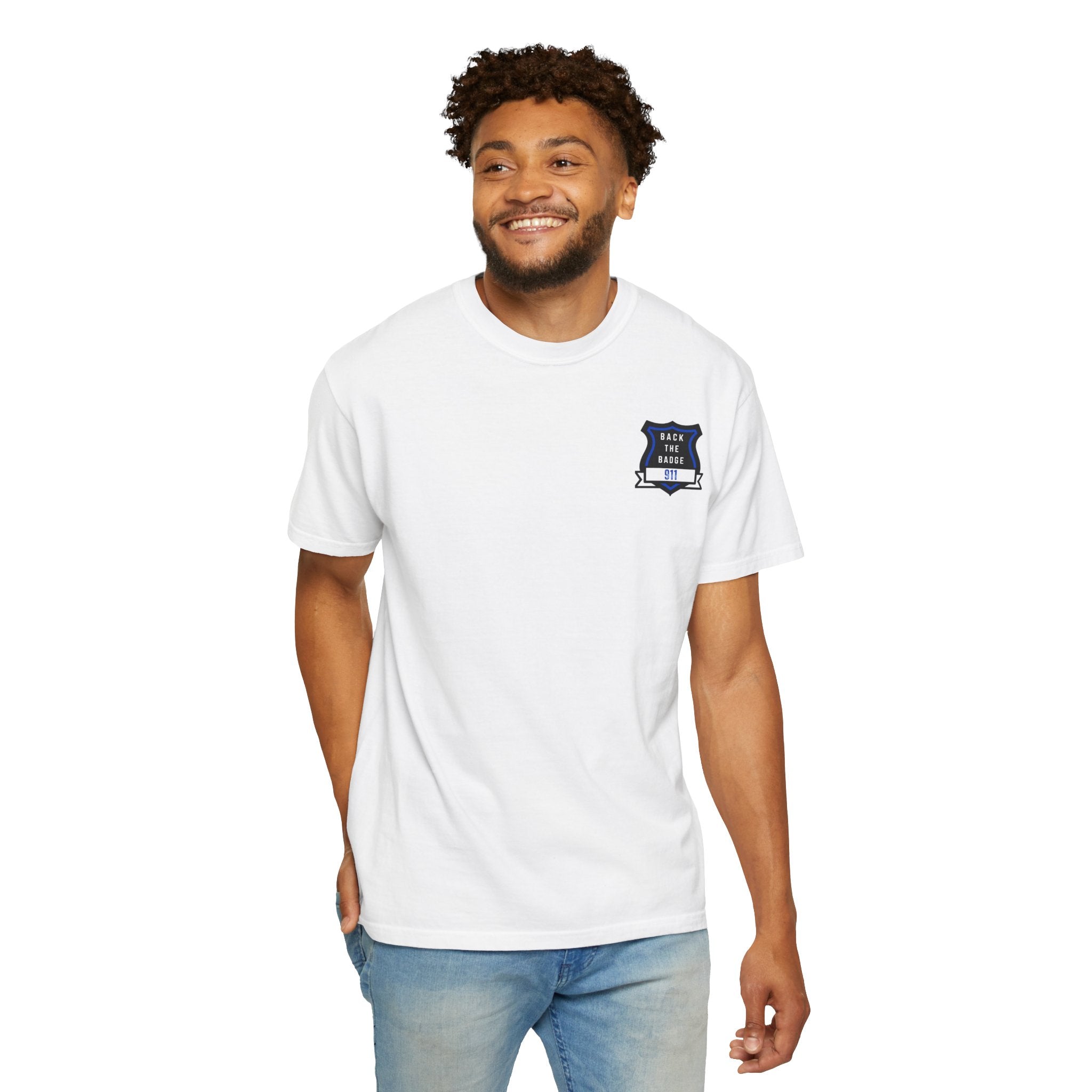 Back the Badge 911 Police Support T-Shirt