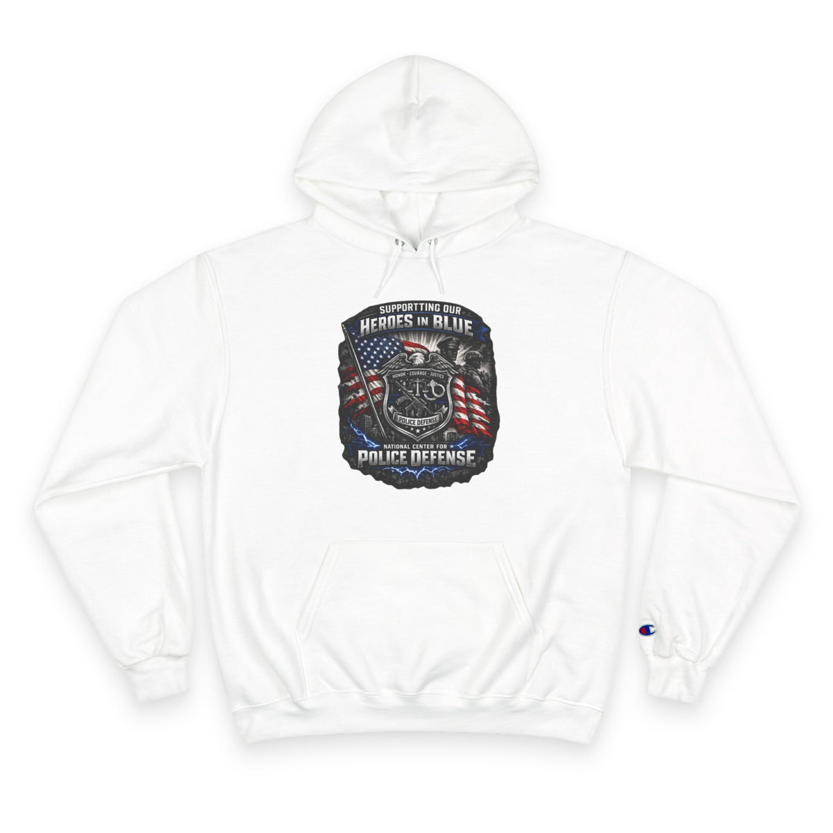 Police Defense "Heroes in Blue" Hoodie