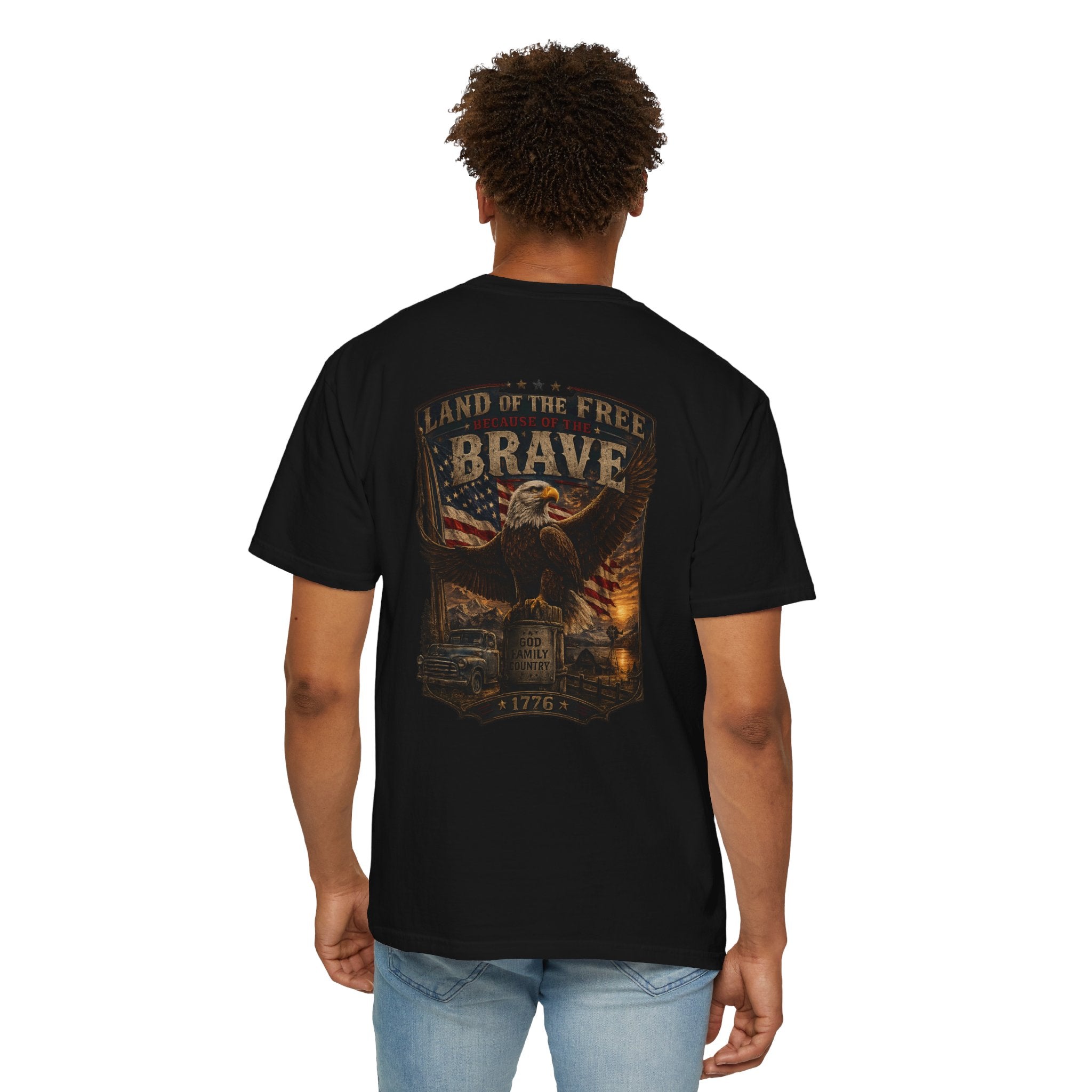 Brave Eagle Patriotic T-Shirt