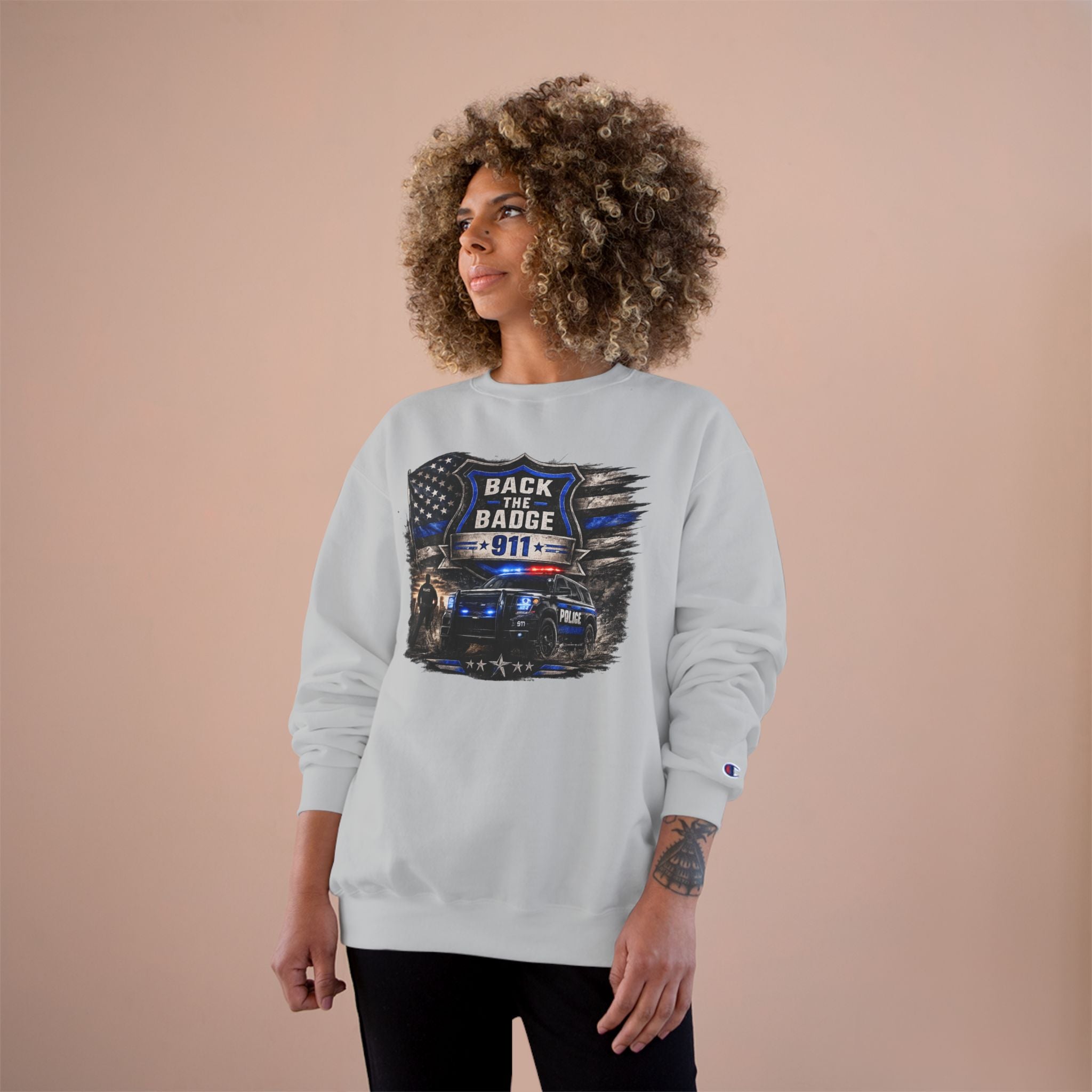 Back the Badge 9-1-1 Sweatshirt