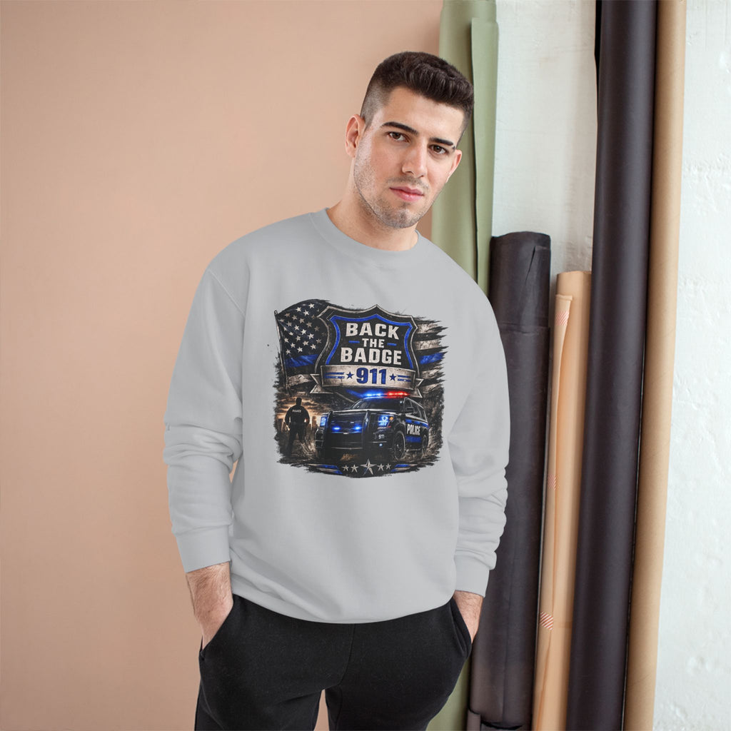 Back the Badge 9-1-1 Sweatshirt