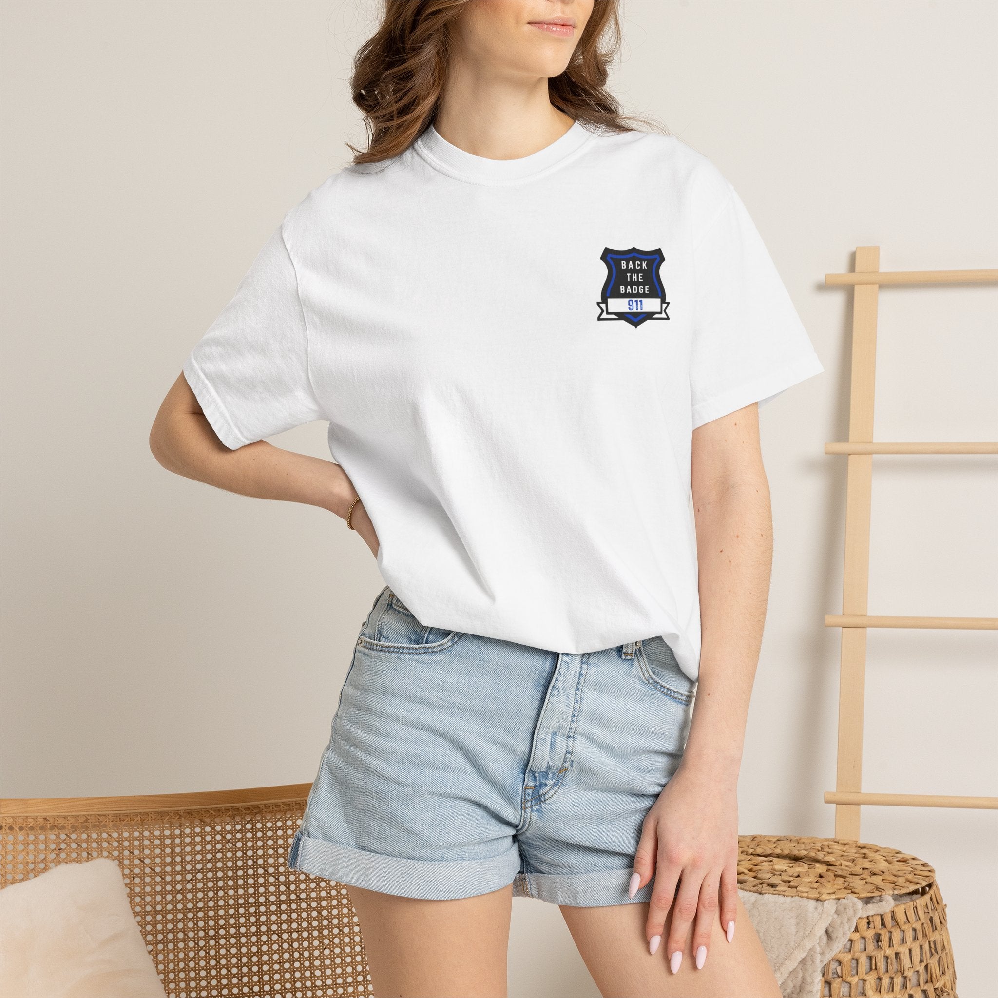Back the Badge 911 Police Support T-Shirt