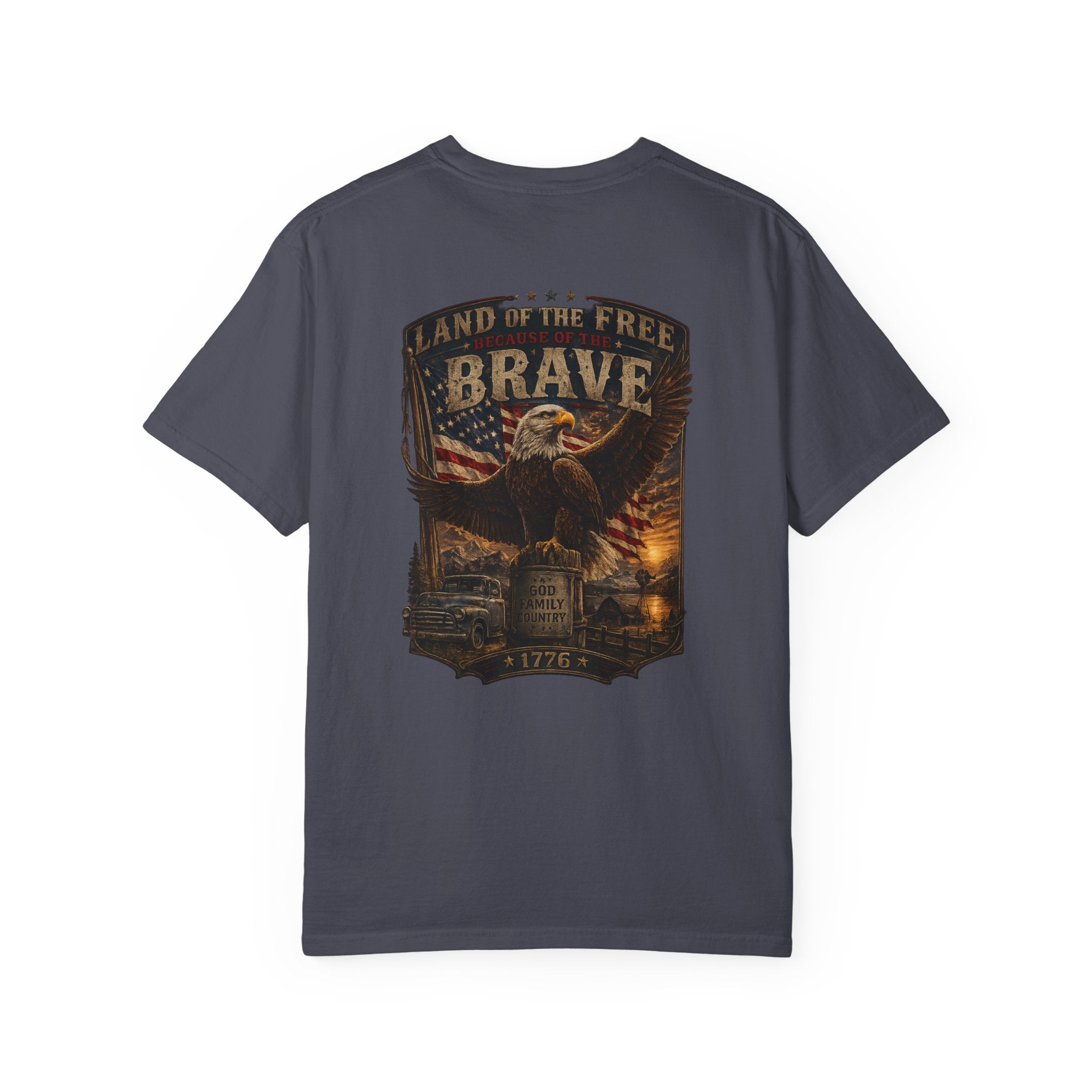 Brave Eagle Patriotic T-Shirt