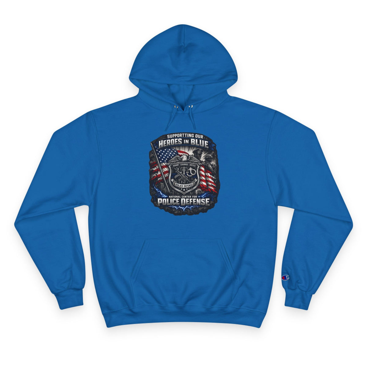 Police Defense "Heroes in Blue" Hoodie