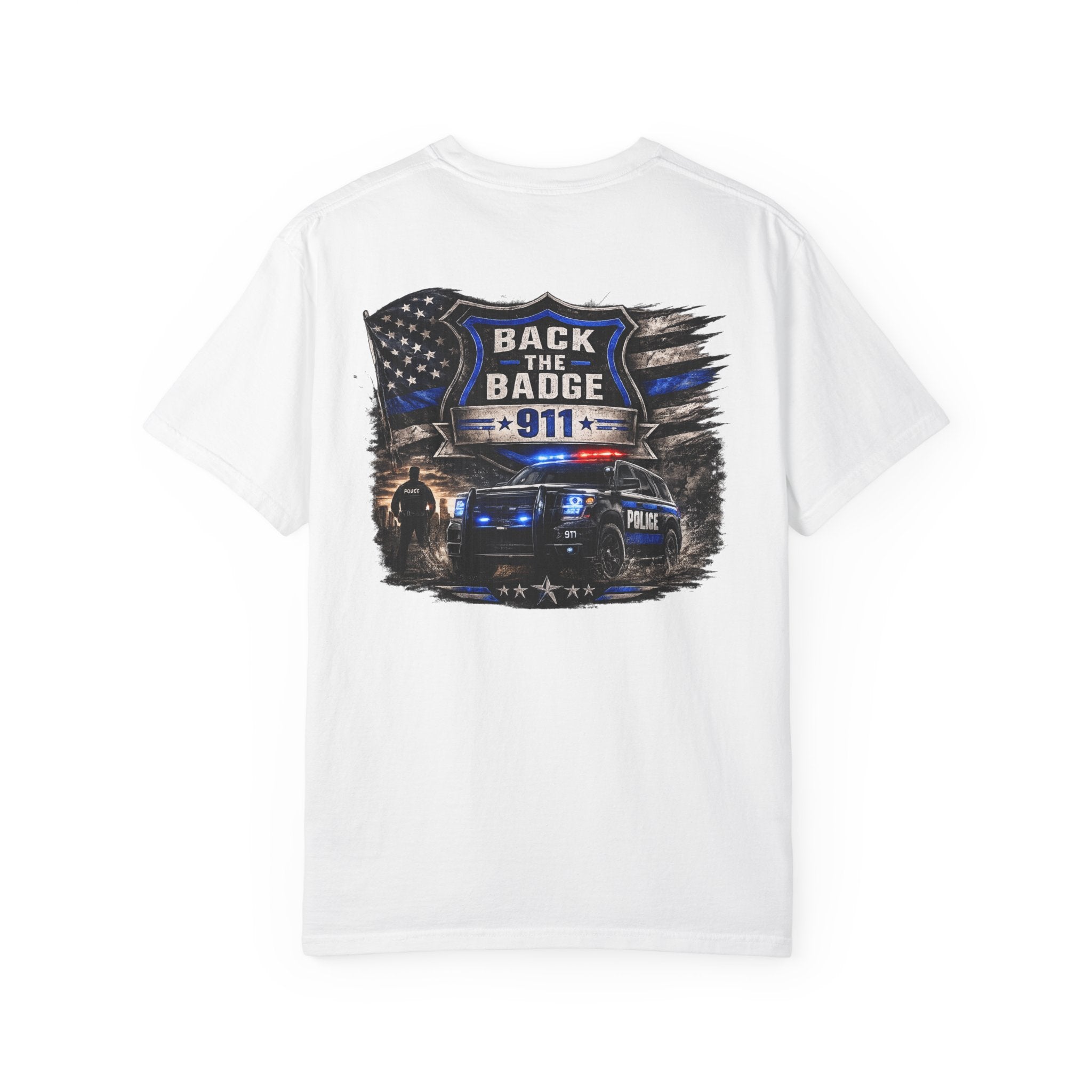 Back the Badge 911 Police Support T-Shirt