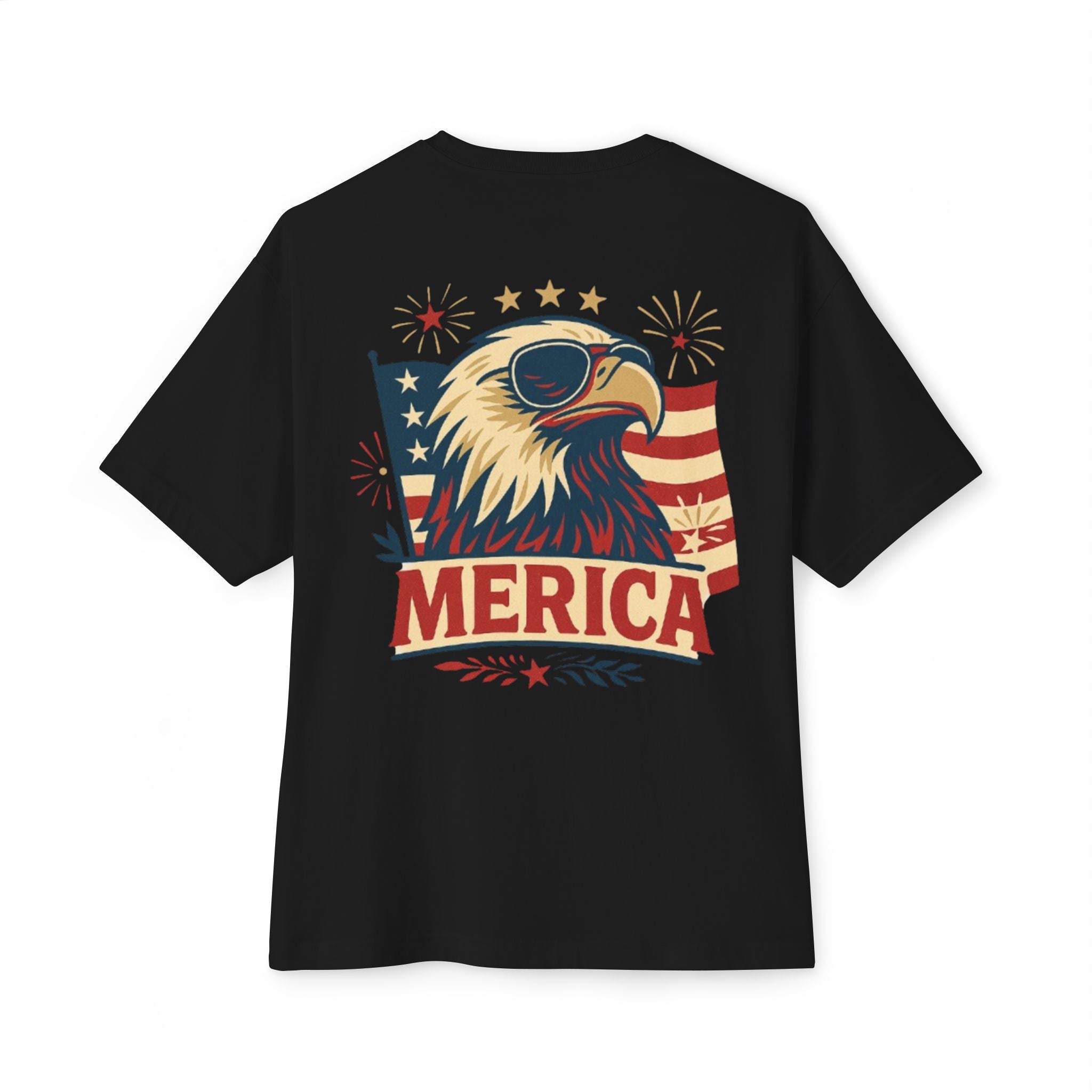 'Merica' Eagle American Flag Tee