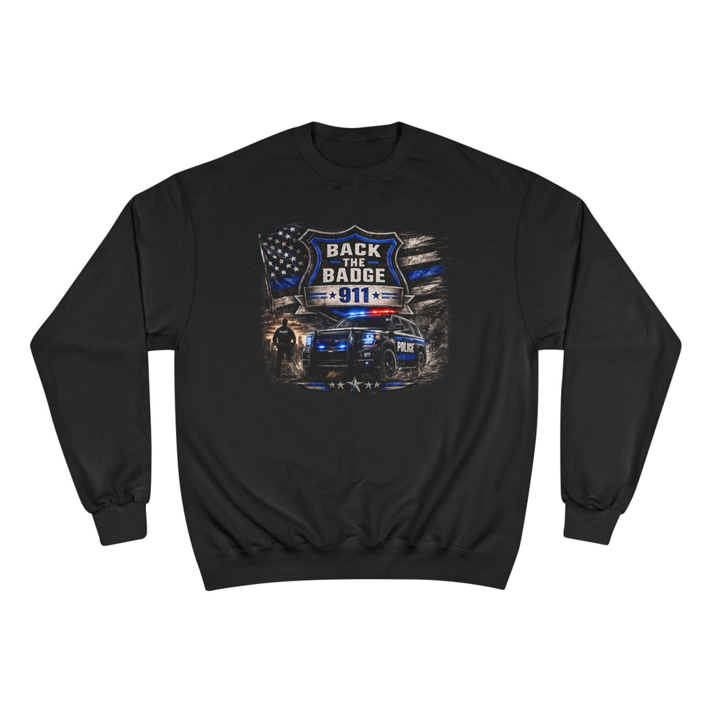 Back the Badge 9-1-1 Sweatshirt