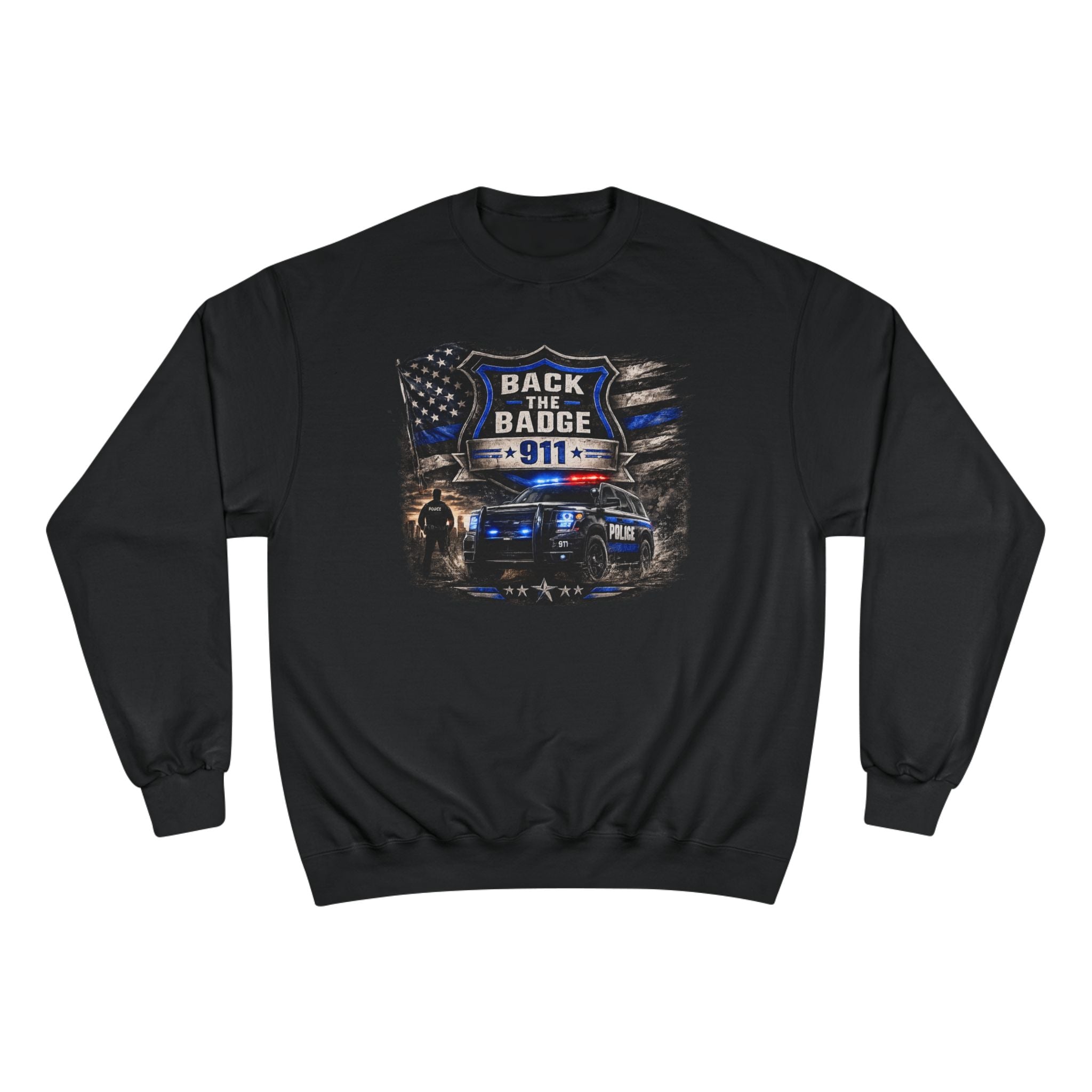 Back the Badge 9-1-1 Sweatshirt