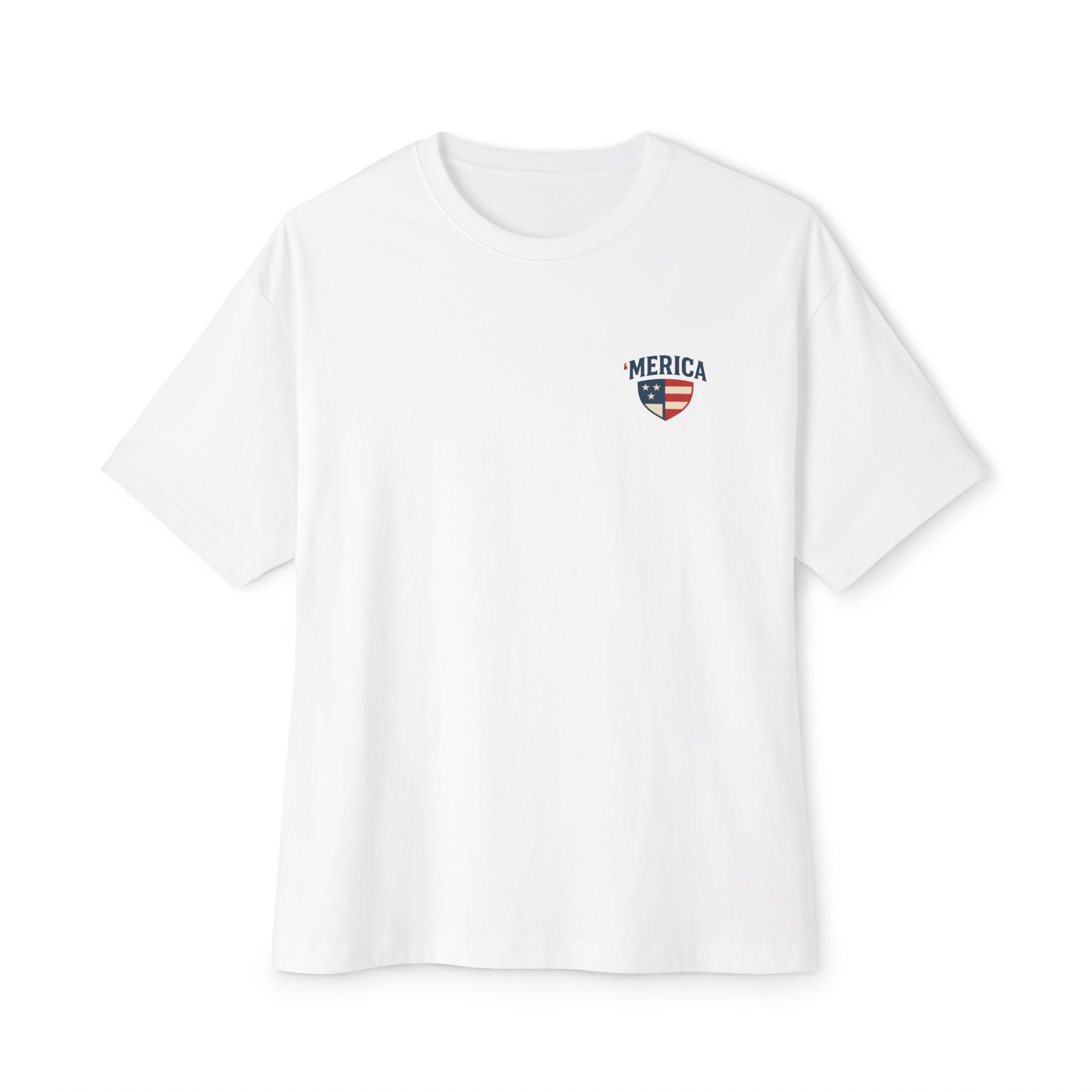 'Merica' Eagle American Flag Tee
