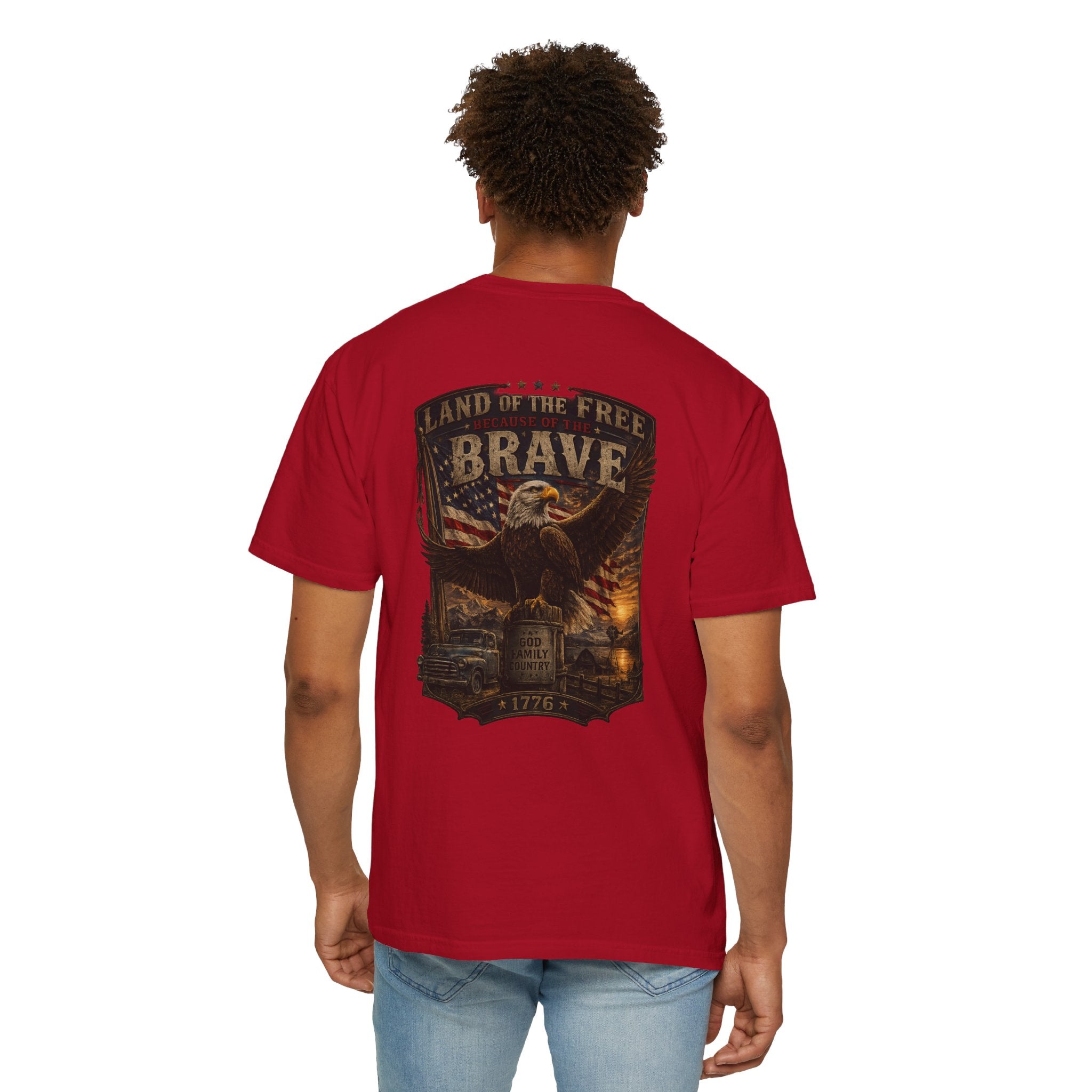 Brave Eagle Patriotic T-Shirt