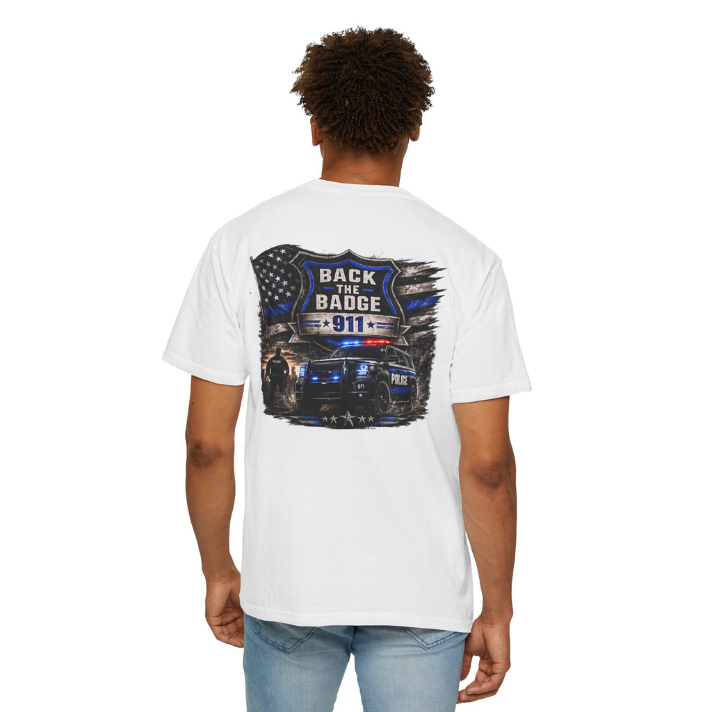 Back the Badge 911 Police Support T-Shirt