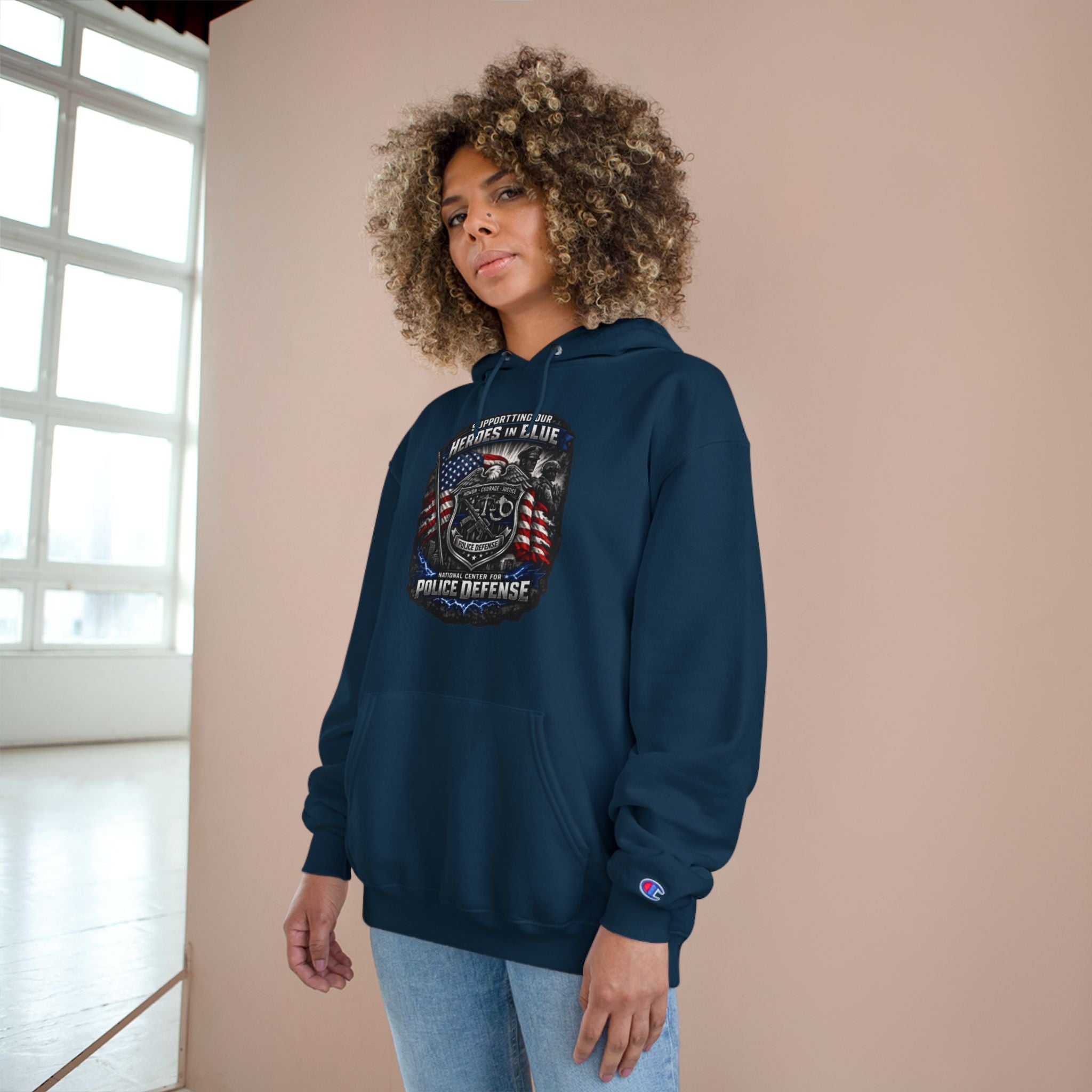 Police Defense "Heroes in Blue" Hoodie