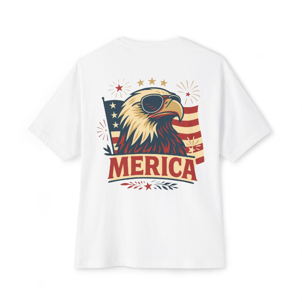 'Merica' Eagle American Flag Tee