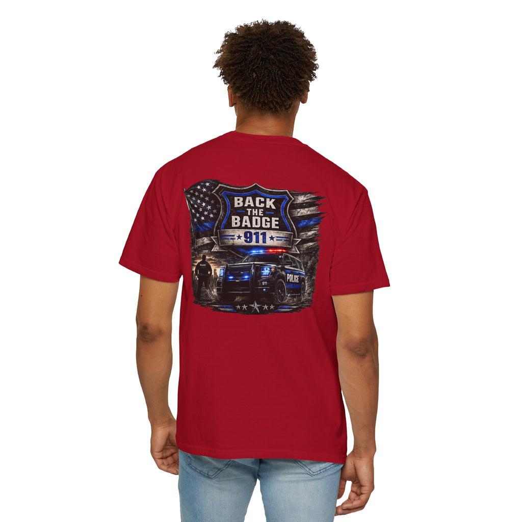 Back the Badge 911 Police Support T-Shirt
