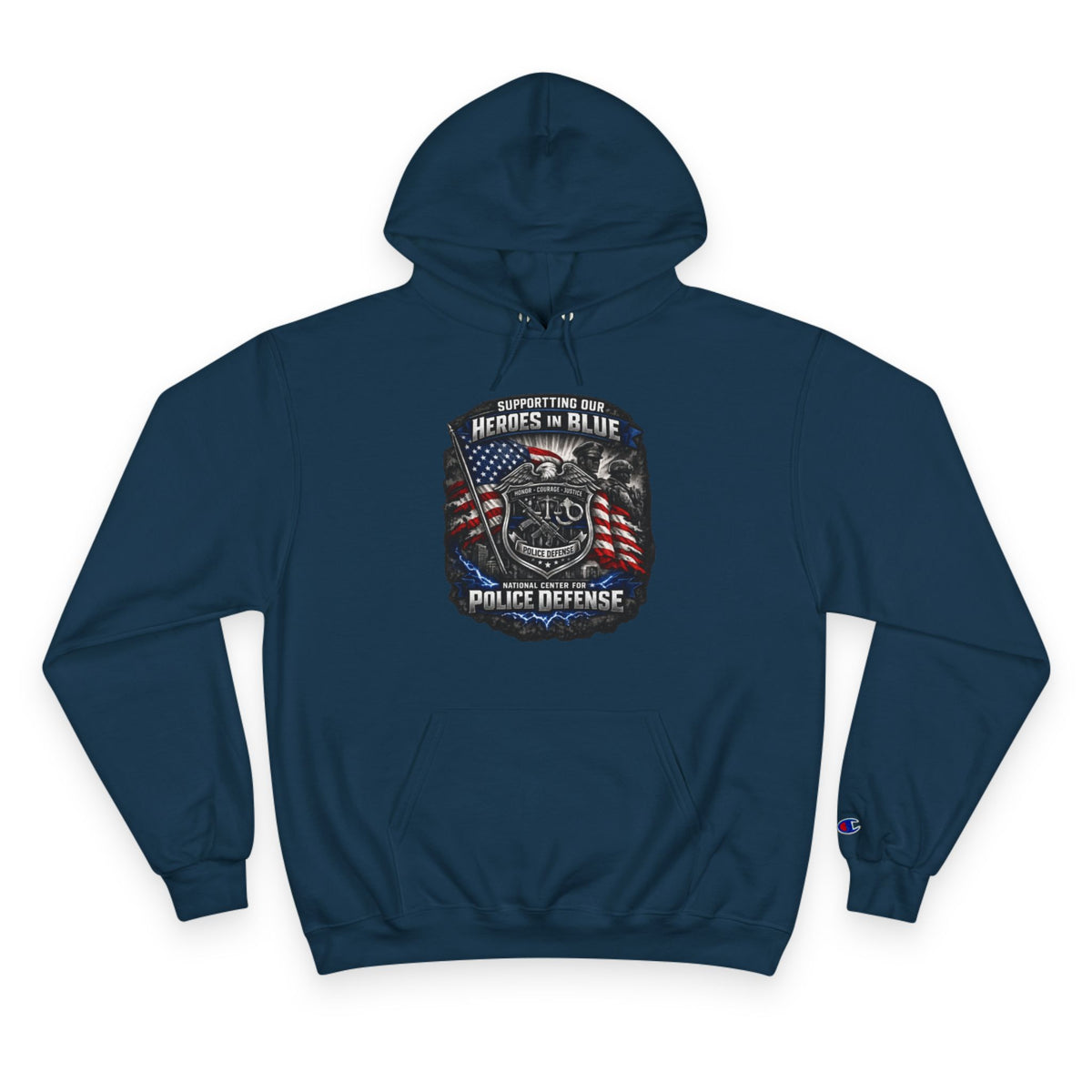 Police Defense "Heroes in Blue" Hoodie