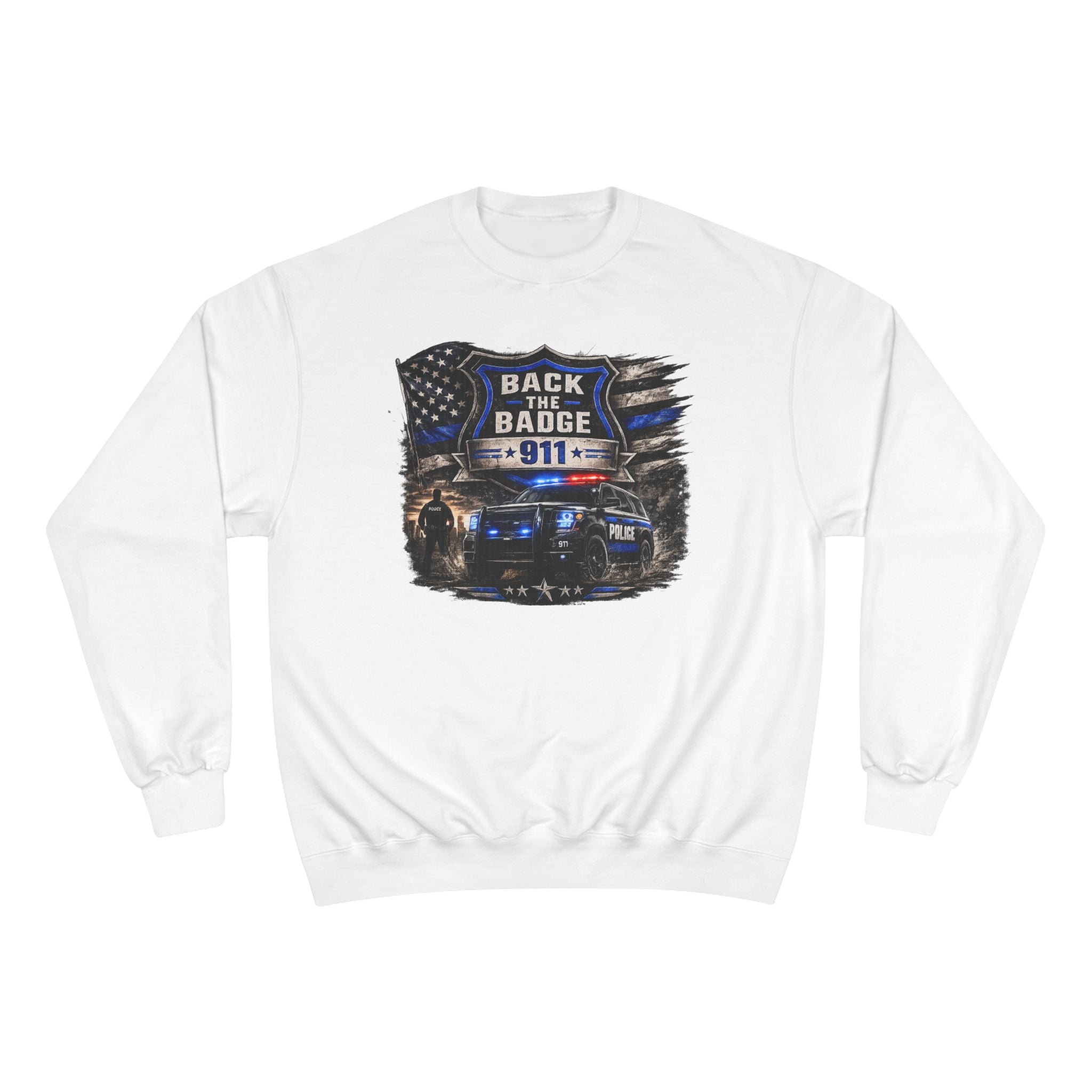 Back the Badge 9-1-1 Sweatshirt