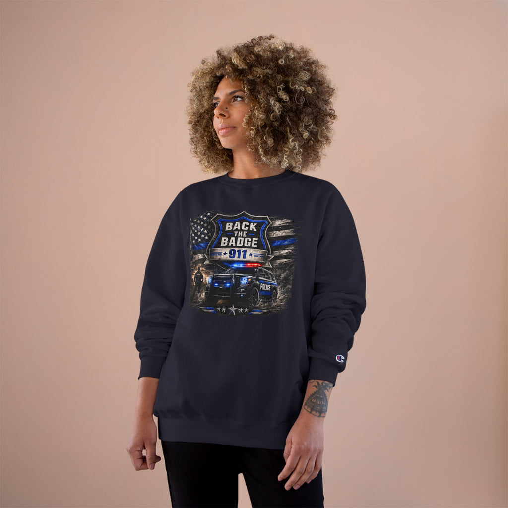 Back the Badge 9-1-1 Sweatshirt