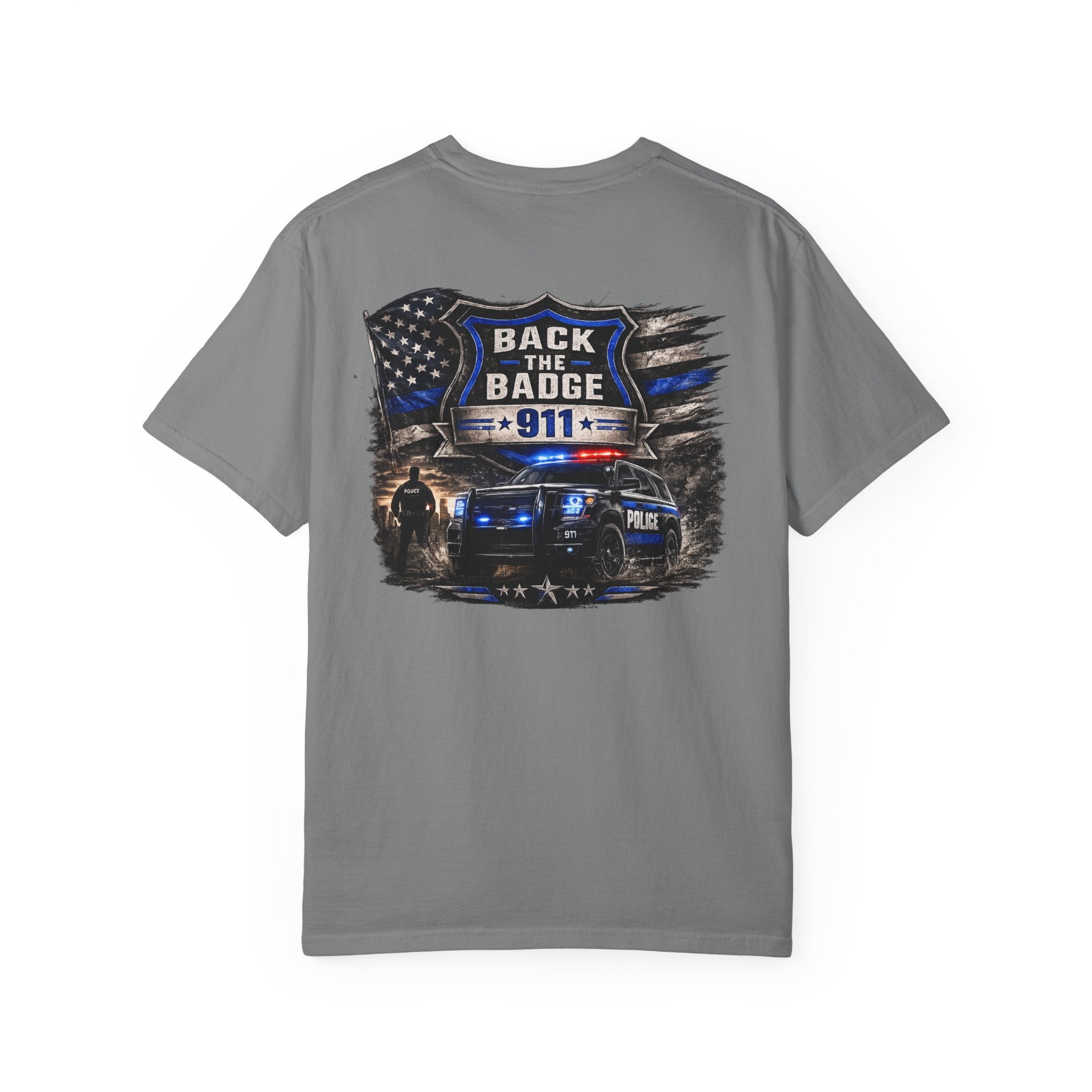 Back the Badge 911 Police Support T-Shirt